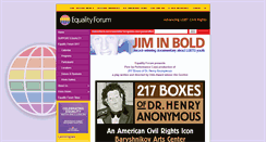 Desktop Screenshot of equalityforum.com
