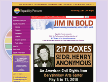 Tablet Screenshot of equalityforum.com